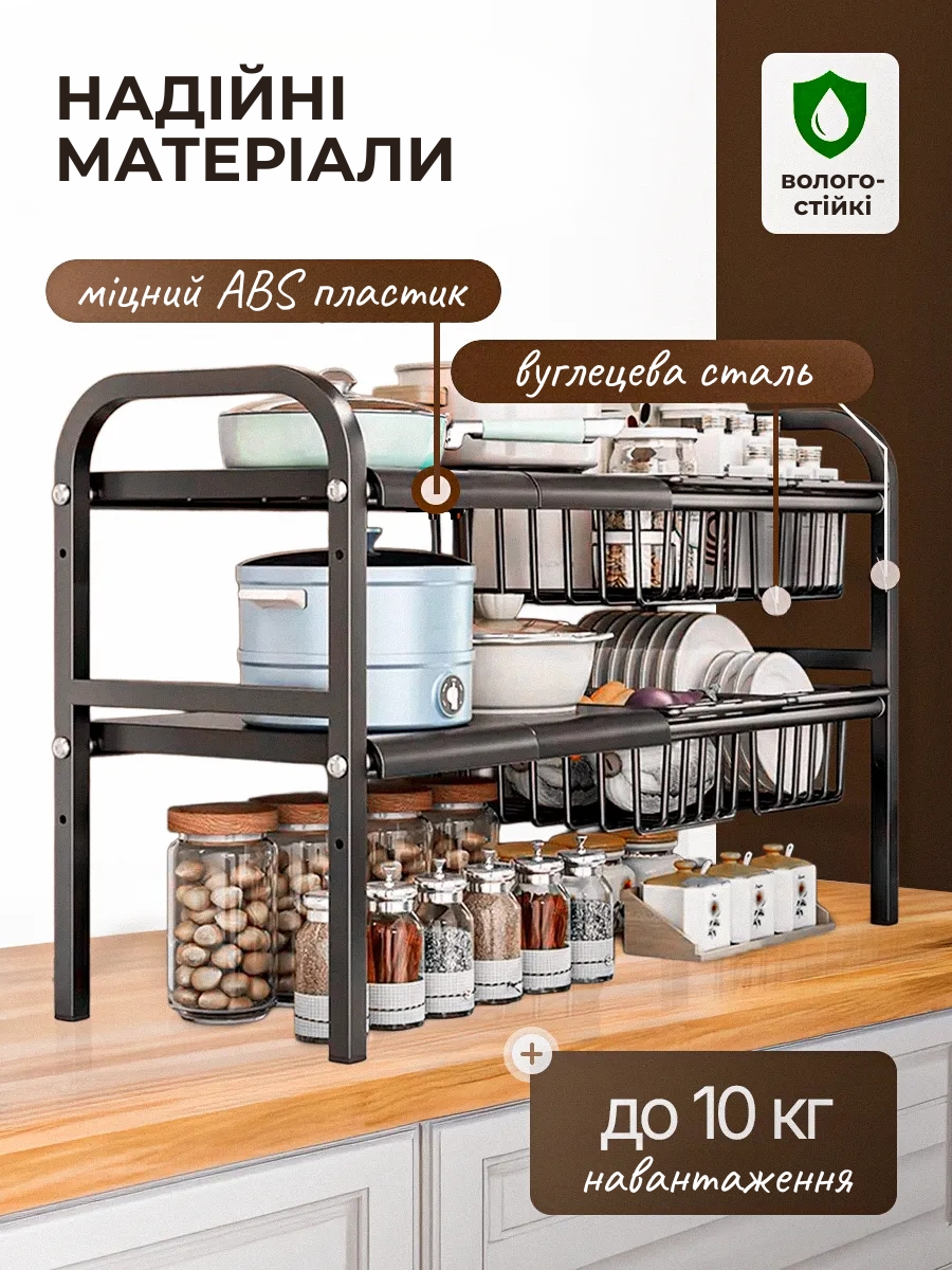 Кухонний органайзер під раковину